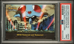 Topps Pokemon TV Series 2 TENTACOOL AND TENTACRUEL #EP18 - PSA 9 Mint - Image 1