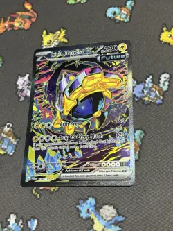 Pokemon TCG Iron Hands ex 154/131 Prismatic Evolutions Special Art Holo EX - Image 1