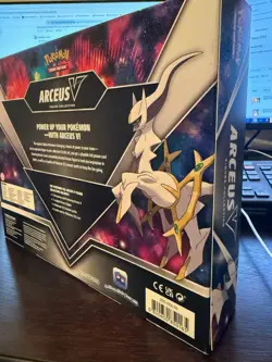 Pokemon TCG Arceus V Figure Box - 4 Pack + Promo + Figure ***SEALED*** 820650850165 - Image 3