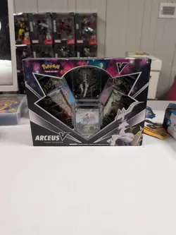 Pokemon TCG Arceus V Figure Collection Box Sealed Cosmic Eclipse Packs - Image 1