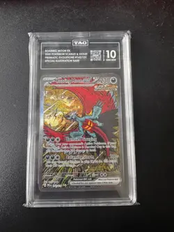 Pokemon Roaring Moon EX SIR TAG 10 SV Prismatic Evolutions 162/131 - Image 3