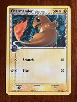 Charmander 49/100 Non Holo EX Crystal Guardians Pokemon TCG - Image 1