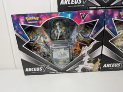 LOT OF 3 Pokemon TCG Arceus V Figure Collection Box - w/ 1 Cosmic Eclipse GOOD - Image 3