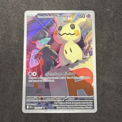 Team Rocket's Mimikyu 238/217 Me: Ascended Heroes Holo Illustration Rare Pokemon - Image 1