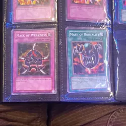 Yu-Gi-Oh! Mask of Restrict, Weakness, Brutality, Accursed Trap Spell Lot - Image 4