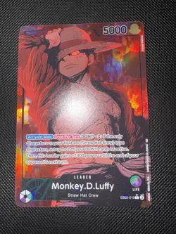 Monkey D Luffy Leader 25th Anniversary EB02 010 Alt Art - English - Image 1