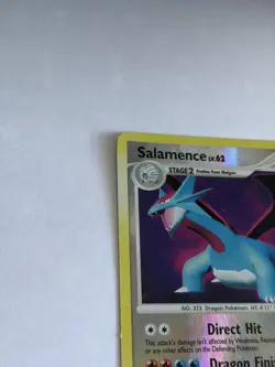 Pokemon Card Salamence Secret Wonders Reverse Holo Rare 18/132 - Image 2