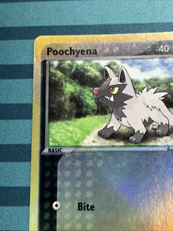 Pokemon Card - Poochyena - e-Series Reverse Holo (63/109) Ruby & Sapphire *LP* - Image 2