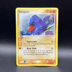 Nosepass 25/110 Holon Phantoms Pokemon Card Holo Foil Rare Stamped LP - Image 1