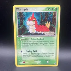 Wurmple 70/92 Legend Maker Reverse Holo Common Pokemon Card Stamped LP - Image 1