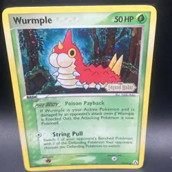 Wurmple 70/92 Legend Maker Reverse Holo Common Pokemon Card Stamped LP - Image 4