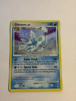 Pokemon TCG Glaceon LV.44 Holo Rare Card Majestic Dawn 5/100 - Image 1