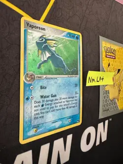 Pokemon Card Vaporeon POP Series 3 Holo Rare 6/17 319 💎NM LP +💎 - Image 2