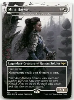 Mina Harker - Thalia, Guardian of Thraben #331 (NM) Crimson Vow VOW Magic MTG - Image 1