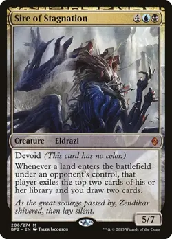 Sire of Stagnation BFZ LP MTG - Image 1