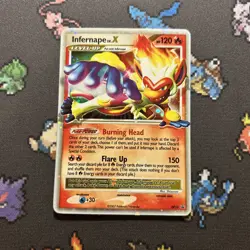 Infernape LV.X DP10 LP/EX -Ultra Rare Pokemon Card- Black Star Promo (5z) - Image 1