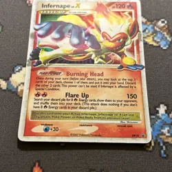 Infernape LV.X DP10 LP/EX -Ultra Rare Pokemon Card- Black Star Promo (5z) - Image 3