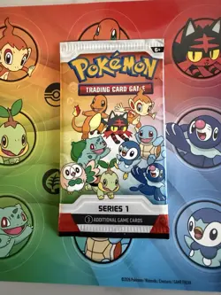 First partner illustration Pokemon TCG Series 1 Promo Pack, 3 Cards (1) - Image 1