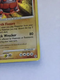 Rhyperior 12/130 Holo Rare Diamond & Pearl Pokemon Moderately Played - Image 2