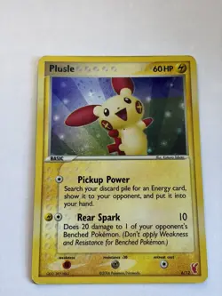 Pokemon Holo Plusle Common EX Trainer Kit 2: Plusle & Minun 6/12 LP - Image 1