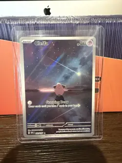 Cleffa 202/197 Illustration Rare Obsidian Flames Holo Pokemon - Image 1