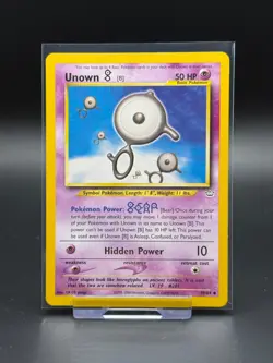 Unown B 39/64 Neo Revelation LP Pokemon Card TCG Vintage WOTC - Image 1