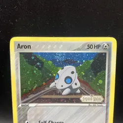 Pokemon Card - Aron Legend Maker 48/92 Reverse Holo Stamped LP - Image 2
