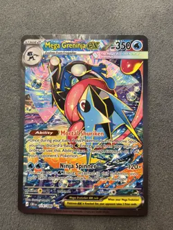 Mega Greninja ex SIR 116/086 Pokemon TCG Chaos Rising - Image 2