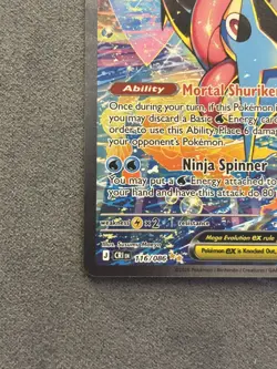 Mega Greninja ex SIR 116/086 Pokemon TCG Chaos Rising - Image 3