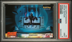 Topps Pokemon MEWTWO REBELLION #8 First Movie 1999 Blue Logo - PSA 9 MINT - Image 1