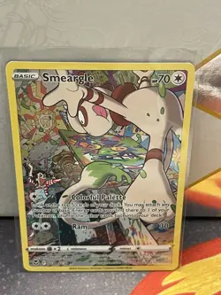 Smeargle - Alt Art - TG10/TG30 - Silver Tempest - Character Rare Pokemon Card NM - Image 1