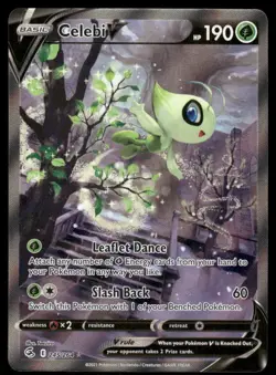 Pokemon Cards Celebi V 245/264 Fusion Strike Ultra Rare NM - Image 1