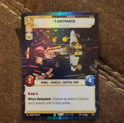 Star Wars Unlimited Lightmaker Unit Card #963 English Raid 4 - Image 1
