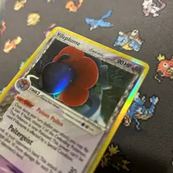 Vileplume 17/110 LP/EX -Vintage Holo Rare Pokemon Card- EX Holon Phantoms (5z) - Image 5