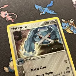 Metagross 2/17 MP -Vintage Rare Holo Pokemon Card- Pop Series 1 (5z) - Image 2
