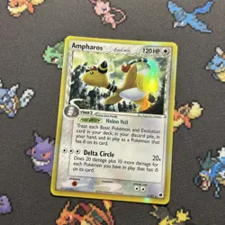 Ampharos 1/101 NM/LP -Vintage Holo Pokemon Card- EX Dragon Frontiers (2z) - Image 4