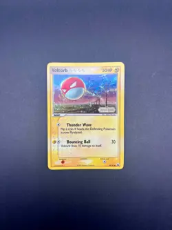 Voltorb 68/92 Legend Maker Reverse Stamped LP SWIRL Pokemon Card EX Era - Image 1