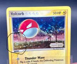 Voltorb 68/92 Legend Maker Reverse Stamped LP SWIRL Pokemon Card EX Era - Image 3