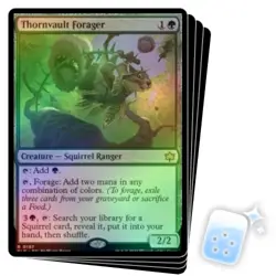 FOIL THORNVAULT FORAGER X4 Bloomburrow BLB Magic MTG MINT CARD - Image 1