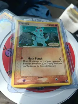 Machop 57/92 Ex Legend Maker Reverse Holo Foil Stamped Pokemon Card HP - Image 1