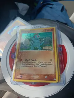 Machop 57/92 Ex Legend Maker Reverse Holo Foil Stamped Pokemon Card HP - Image 2