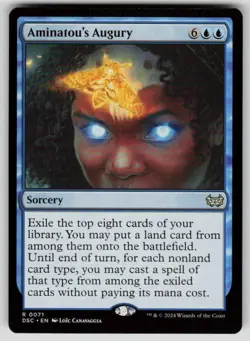 Aminatou's Augury Normal R Commander: Duskmourn: House of Horror 71 NM - Image 1