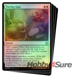 Foil Parting Gust X4 M/NM Magic: The Gathering MTG Bloomburrow - Image 1