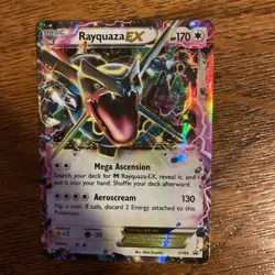 Pokemon Rayquaza EX XY69 Black Star Promo Holo Basic HP English Card (2 copies) - Image 5
