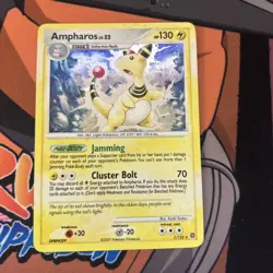 Pokemon Ampharos 1/132 Secret Wonders Rare Card - Image 1