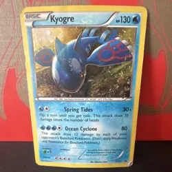 Pokemon TCG Kyogre XY51 Primal Clash Basic 130 HP Elemental Whale English - Image 3