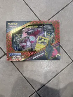 Pokemon TCG Crown Zenith Regidrago v Sealed Box - Image 1
