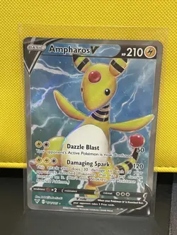 Ampharos V 171/185 Ultra Rare Pokemon TCG Vivid Voltage NM - Image 1
