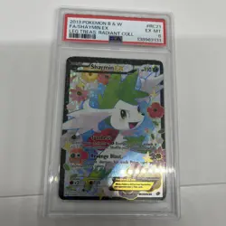 2013 POKEMON B&W LEGENDARY TREASURES RADIANT COLL. #RC21/RC25 SHAYMIN EX PSA 6 - Image 1