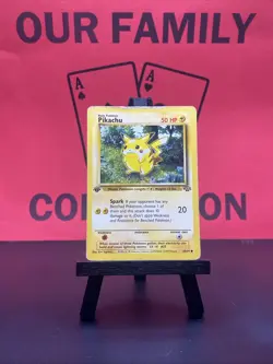 Pikachu 60/64 1st Edition Jungle Regular 1999 WOTC Pokemon TCG MP - Image 1